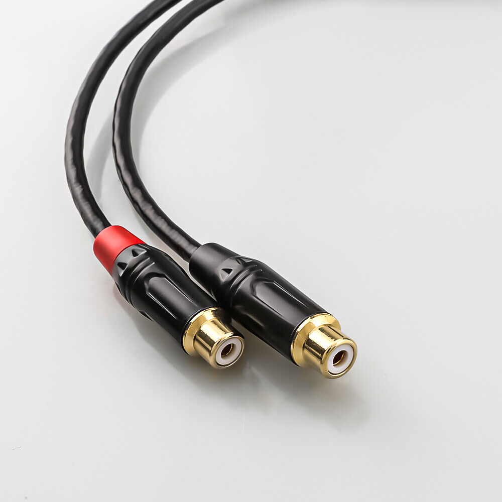 Cavo Audio 3.5 Mm RCA Cavo Audio Stereo Da 20 Piedi - Connettore 3.5mm Maschio A Doppio RCA Maschio, Colore Nero, Marca My Cable Mart Cavo TOSLINK - Foto 6