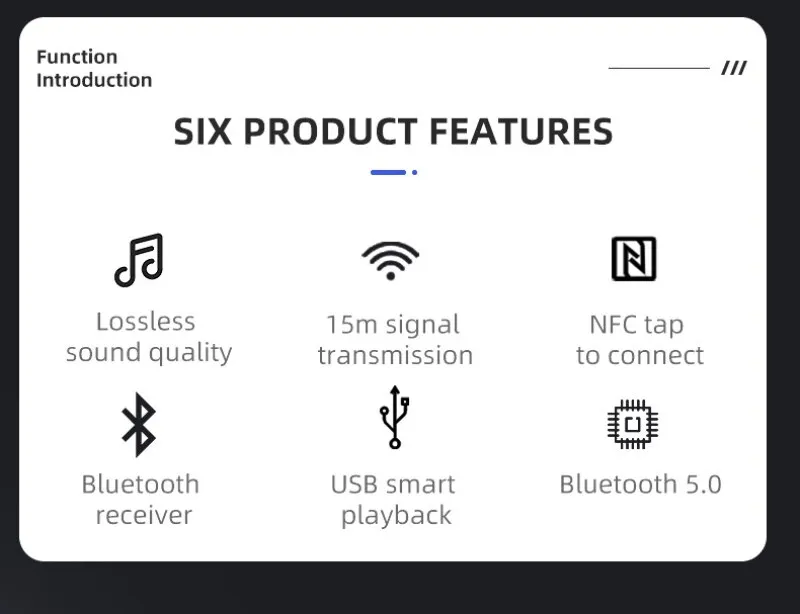 T36 NFC Bluetooth 5.0 Audio Receiver in Sri Lanka | ido.lk