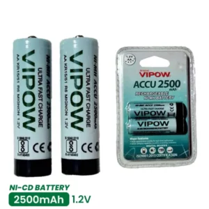 AA Rechargeable NI-CD Batteries VIPOW ACCU 2500mAh in Sri Lanka | ido.lk