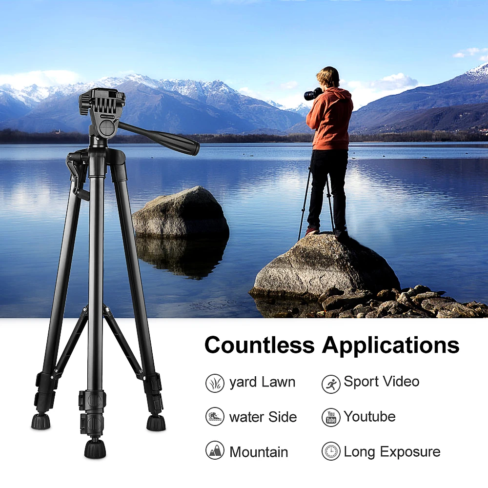 3366 Portable Tripod Stand for Phone/DSLR Camera ido.lk