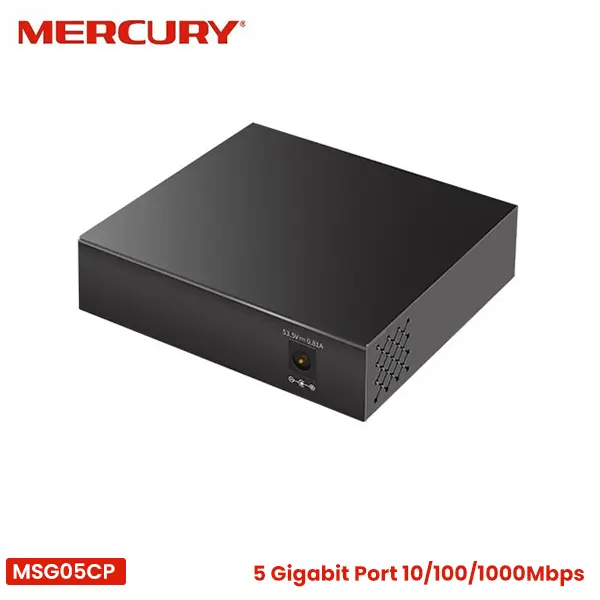 MERCURY 5 Port Gigabit POE Network Switch MSG05CP in Sri Lanka | ido.lk