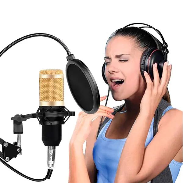 Professional Condenser Microphone with V8 Soundcard in Sri Lanka | ido.lk