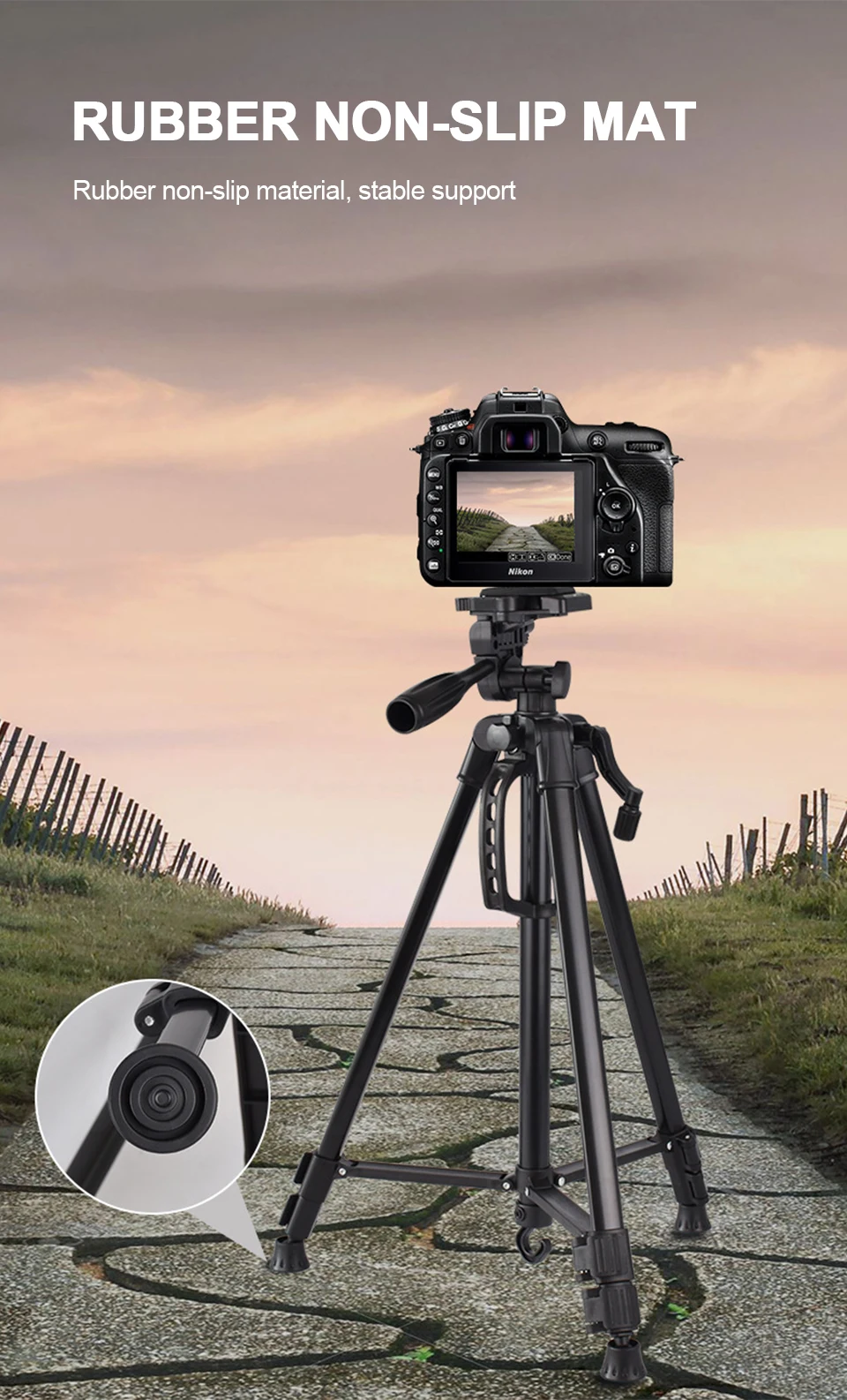 3366 Portable Tripod Stand for Phone/DSLR Camera ido.lk
