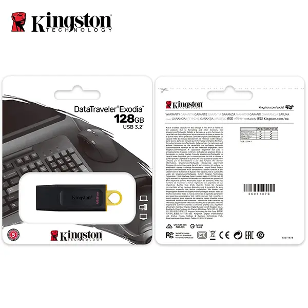 Kingston 128GB USB 3.2 Flash Drive DataTraveler Exodia in Sri Lanka | ido.lk