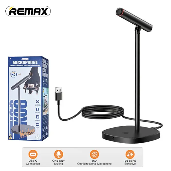 Remax K08 Desktop Microphone in Sri Lanka | ido.lk