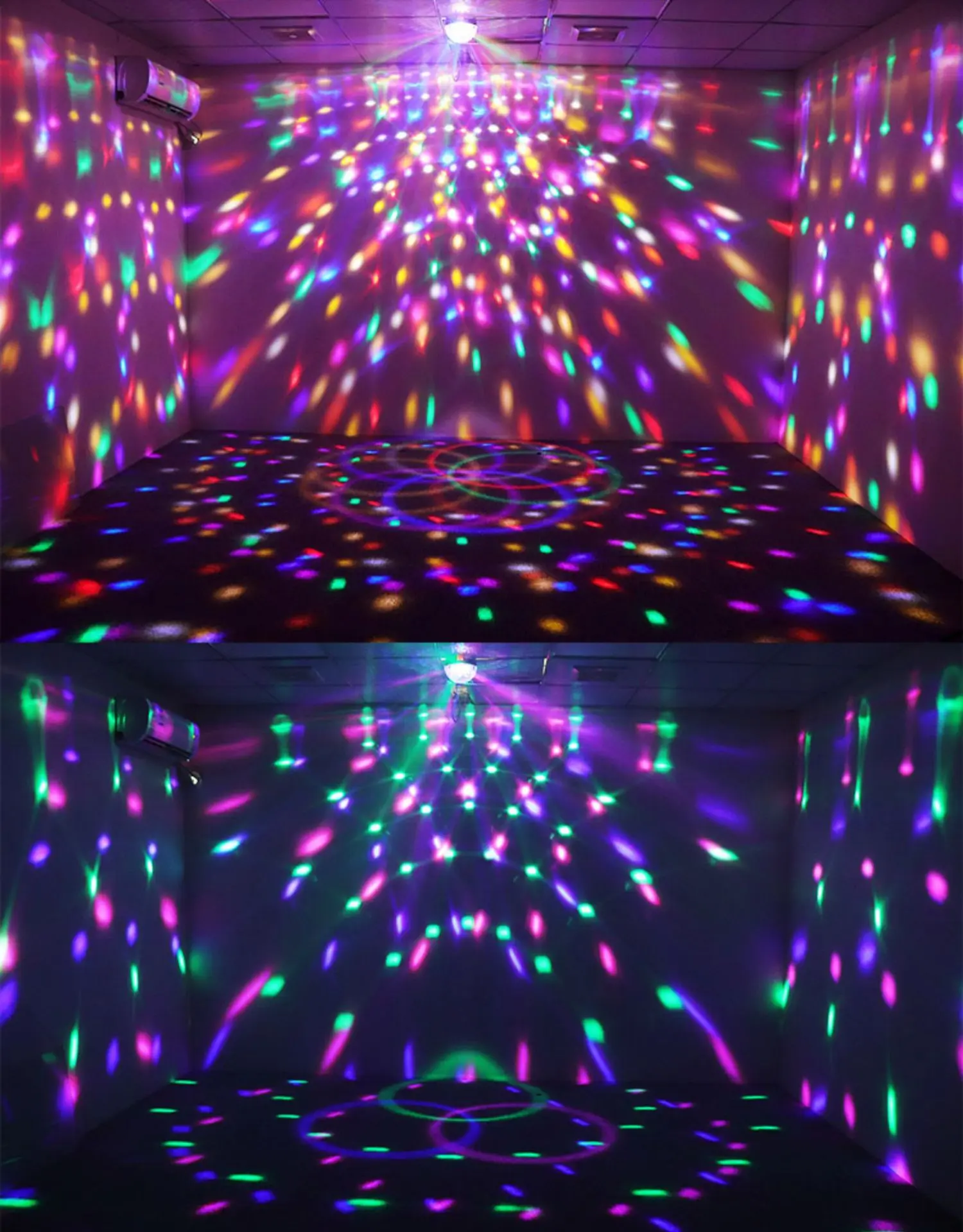 LED Disco Party Ball Light with MP3 Magic Ball - ido.lk