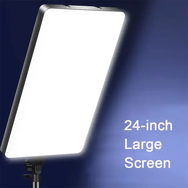 24 inch LED Video Light Panel Videography Lighting Kit ido.lk