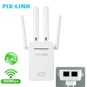 Pix Link WiFi Repeater Wireless N Range Extender LV WR02EQ@ido.lk
