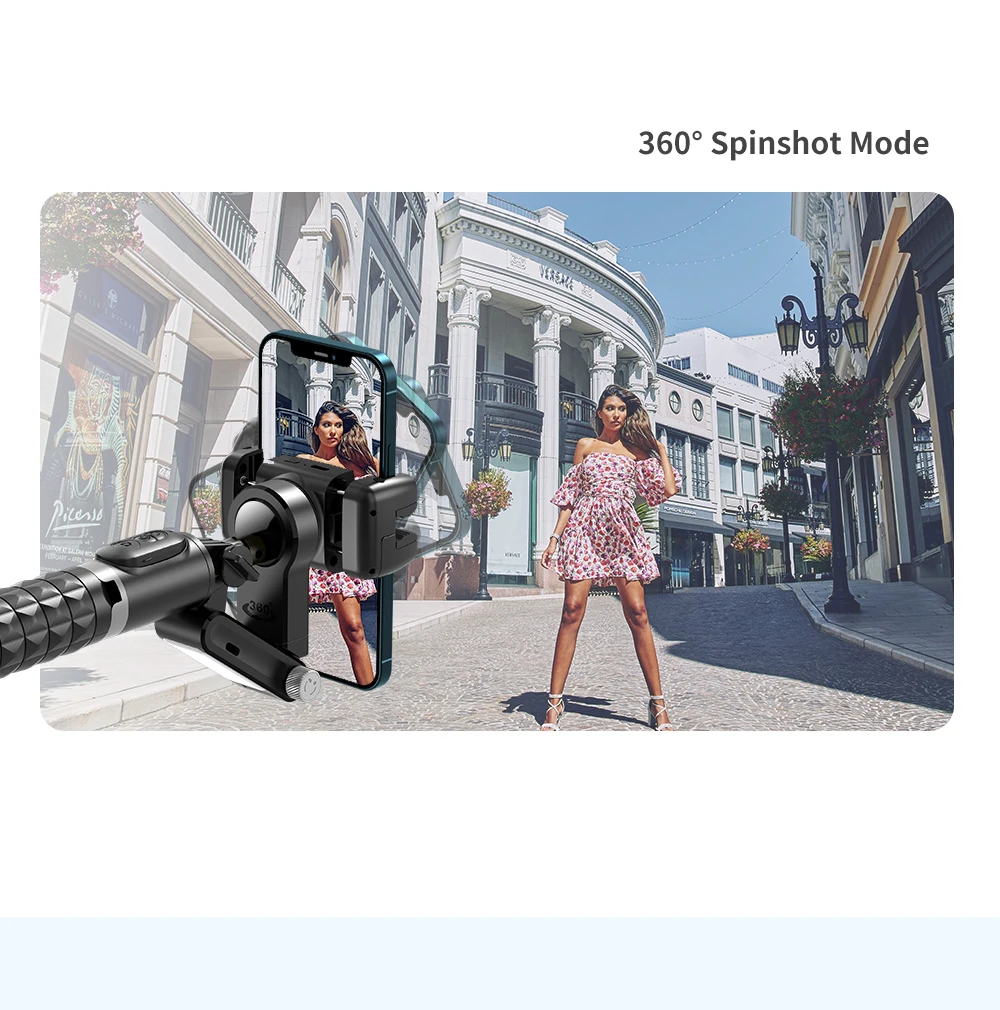 Capture steady selfies and videos with Q18 Gimbal Stabilizer Selfie Stick Tripod in Sri Lanka | ido.lk
