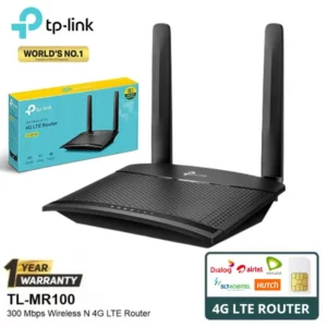 TP Link 4G LTE Router 300 Mbps Wireless N TL-MR100@ido.lk