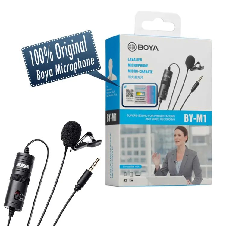 BOYA BY-M1 Omni Directional Lavalier Microphone for Mobile & DSLR