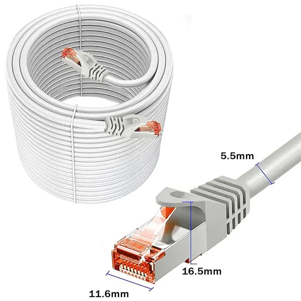 CABLEMAX 7 ft. Cat6 Gray High Performance Patch Cable UTP (2134mm