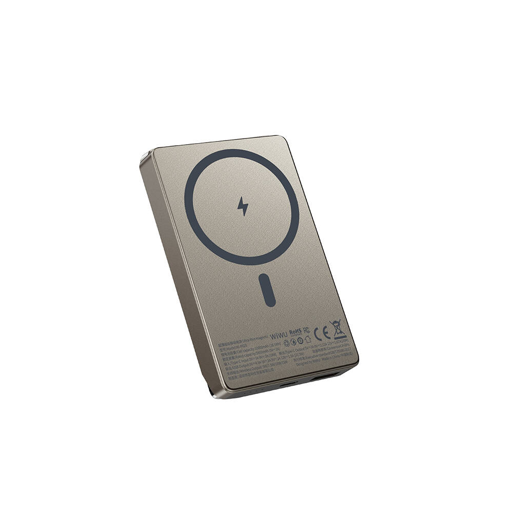 Gadgetoo Wiwu Wi-P020 Ultra Thin 15W Magsafe Powerbank 10000Mah Wiwu Wi-P020 Ultra-Thin Magsafe Powerbank 15W 10000Mah In Sri Lanka | Ido.lk