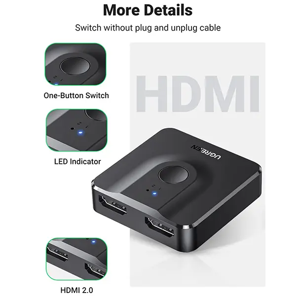 Master Distributor de las marcas MANHATTAN e INTELLINET. Switch HDMI 4K